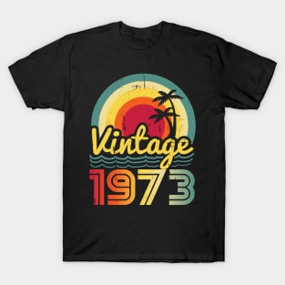 Vintage 1973 Made in 1973 50th birthday 50 years old Gift T-Shirt